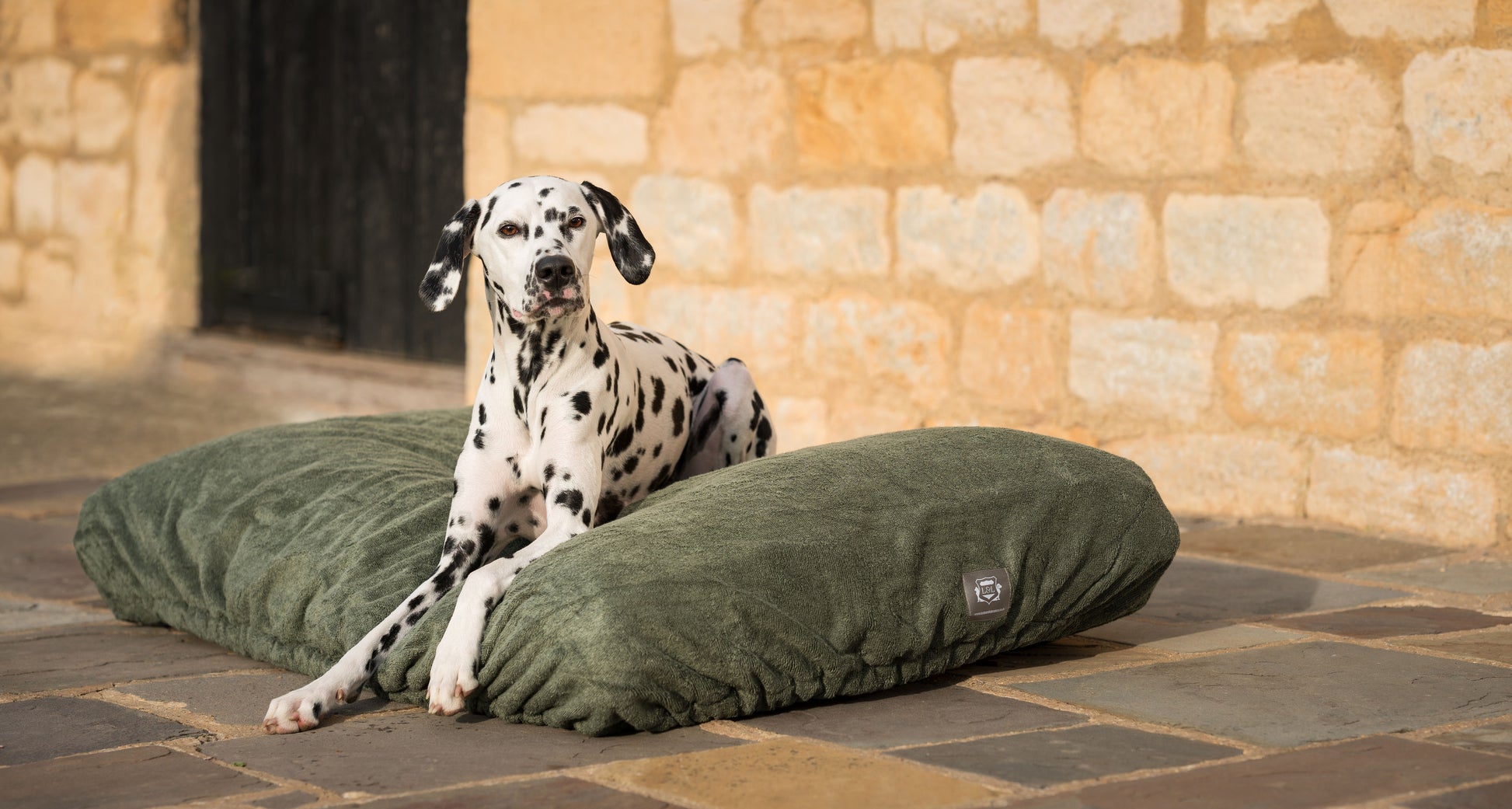 Introducing the ultimate bamboo dog drying cushion cover in beautiful fir green, made from luxurious bamboo to aid sensitive skin featuring elasticated hem for a snug fit with super absorbent material for easy pet drying! Available now at Lords & Labradors US, In three sizes and four colors to suit all breeds!