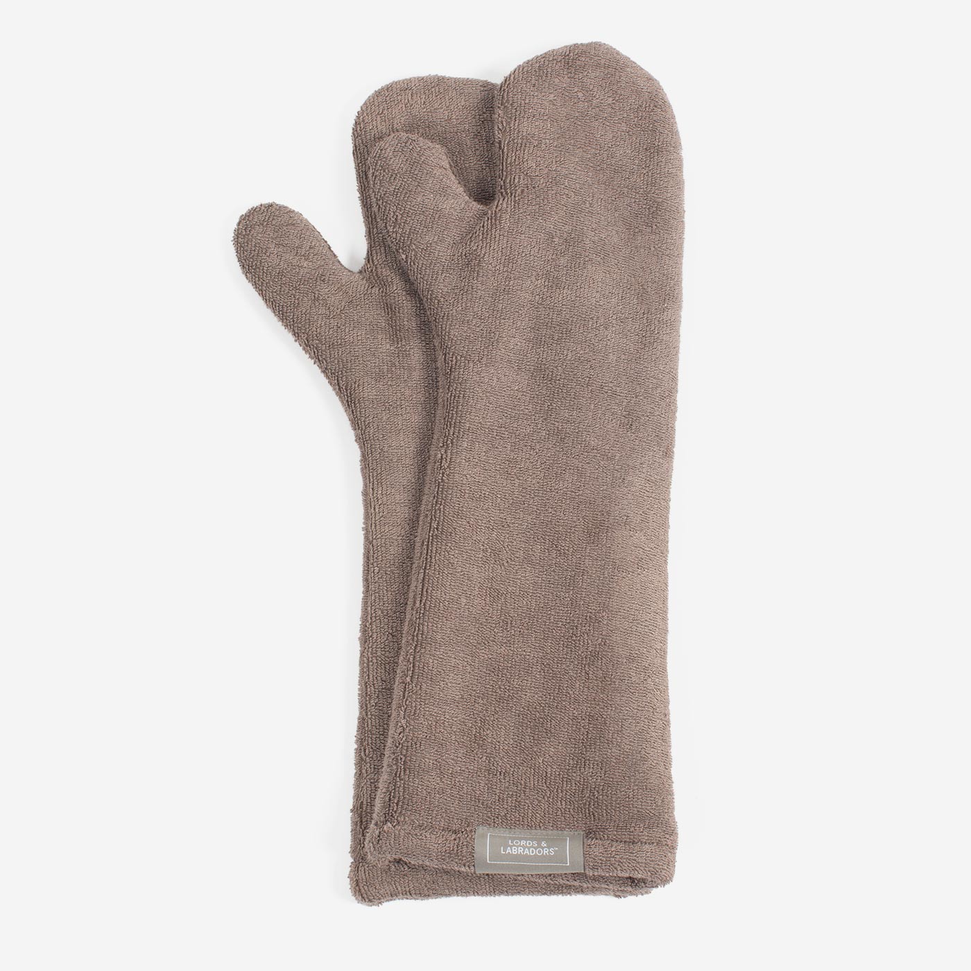 Introducing the ultimate bamboo dog drying mitts in beautiful Mole (Brown), made from luxurious bamboo to aid sensitive skin featuring universal size to fit all with super absorbent material for easy pet drying! The perfect dog drying gloves, available now at Lords & Labradors US, In four colors!