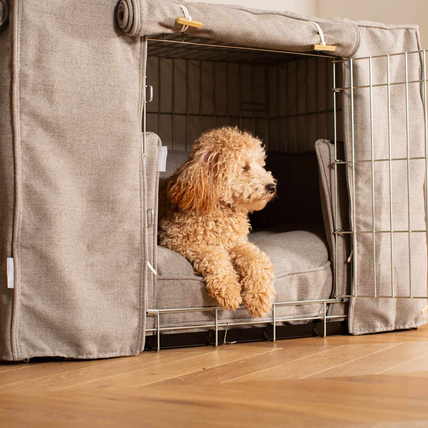 Dog Cage Set In Inchmurrin Ground by Lords & Labradors