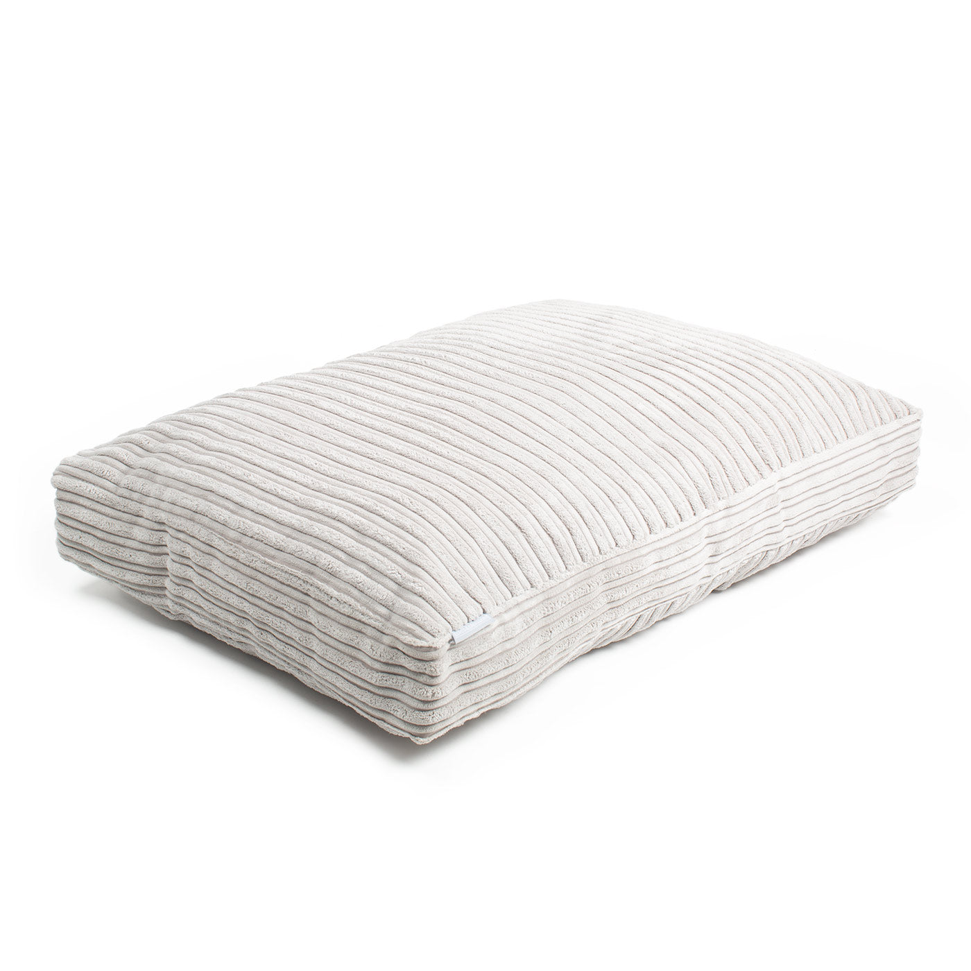 Luxury Dog Cage Cushion, Essentials Plush Cushion in Light Grey! The Perfect Dog Cage Accessory, Available To Personalize Now at Lords & Labradors US