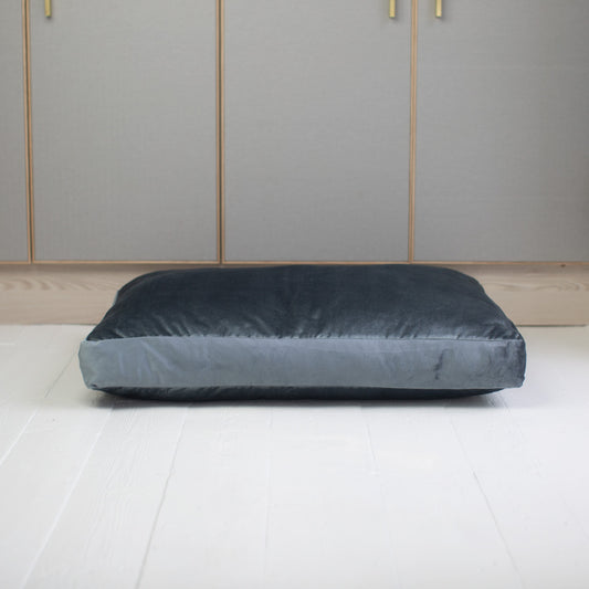 Luxury Dog Cage Cushion, Elephant Velvet Cage Cushion, The Perfect Dog Cage Accessory, Available Now at Lords & Labradors US