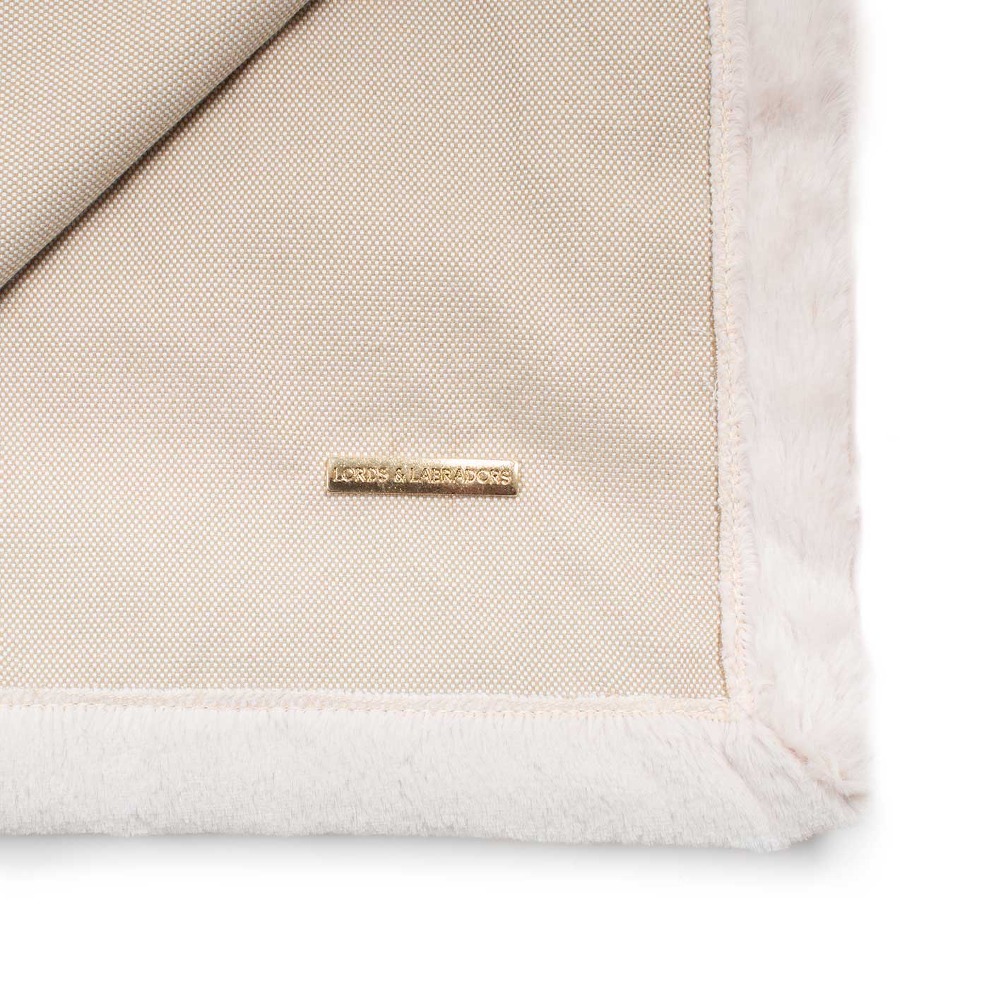 Present your furry friend with our luxuriously thick, plush blanket for your pet. Featuring a reverse side with hardwearing woven fabric handmade in Italy for the perfect high-quality pet blanket! Essentials Twill Blanket In Linen, Available now at Lords & Labradors US