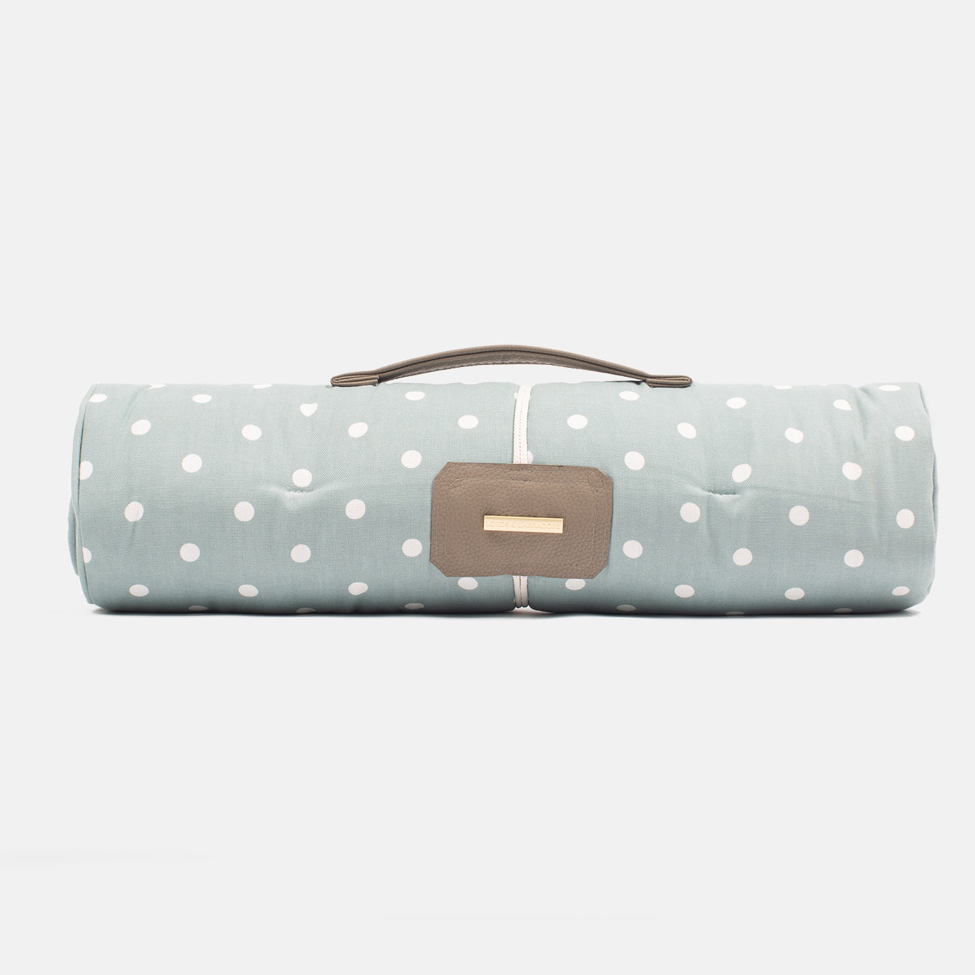 Embark on the perfect pet travel with our luxury Travel Mat in Essentials Duck Egg Spot. Featuring a Carry handle for on the move once Rolled up for easy storage, can be used as a seat cover, boot mat or travel bed! Available now at Lords & Labradors US
