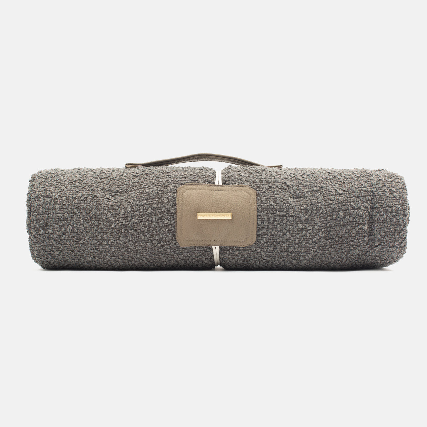 Embark on the perfect pet travel with our luxury Travel Mat in Granite Boucle. Featuring a Carry handle for on the move once Rolled up for easy storage, can be used as a seat cover, boot mat or travel bed! Available now at Lords & Labradors US