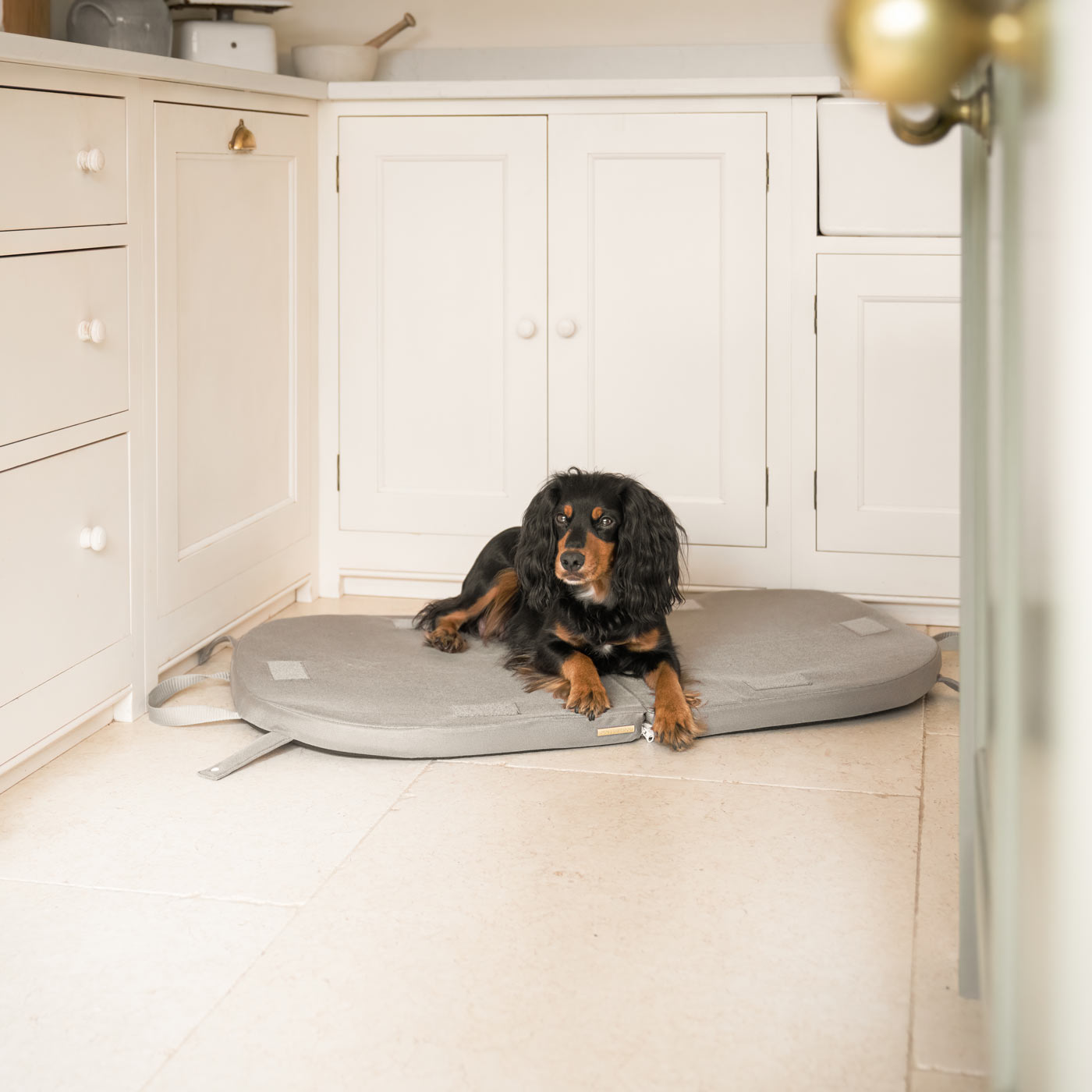 Discover Our Luxurious “The Ultimate Capsule” Dog Travel Bed, Crafted To Deliver A Non-Slip Base & Breathable Mesh Fabric For Extra Comfort! Bringing Your Canine Companion, The Perfect Travel Bed For Dogs To Curl Up To! Available Now at Lords & Labradors US