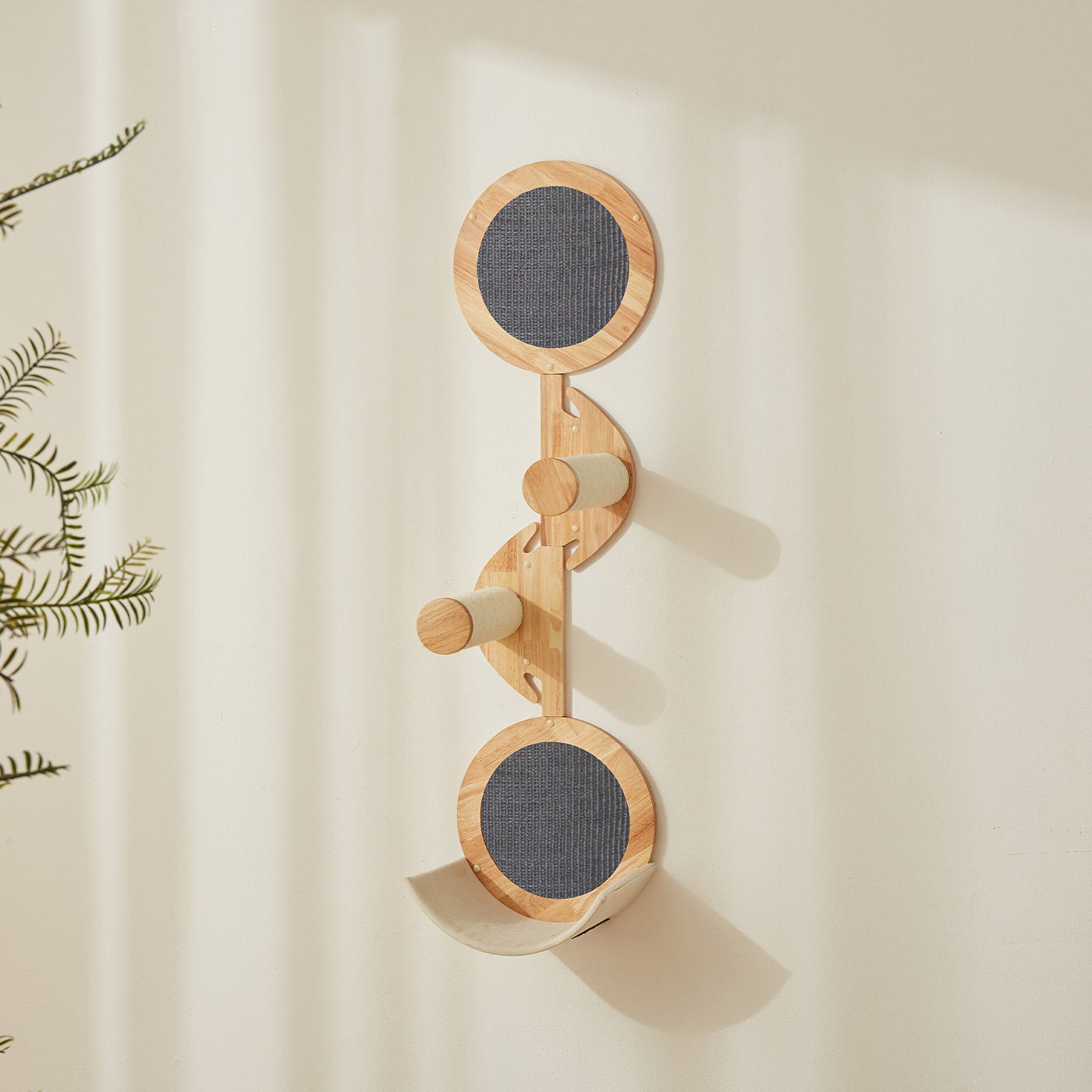 Discover our Luxurious and Stylish Malmo Scratch & Climb Wall Climber. The Features Allows it to Blend into Any Home, Give indoor Cats an Interactive Natural Scratching on Posts and Scratch Pads. It is a Great Collection addition with other Malmo Wall Mounts. Perfect for Kittens and Cats under 15kg. Now Available at Lords & Labradors US