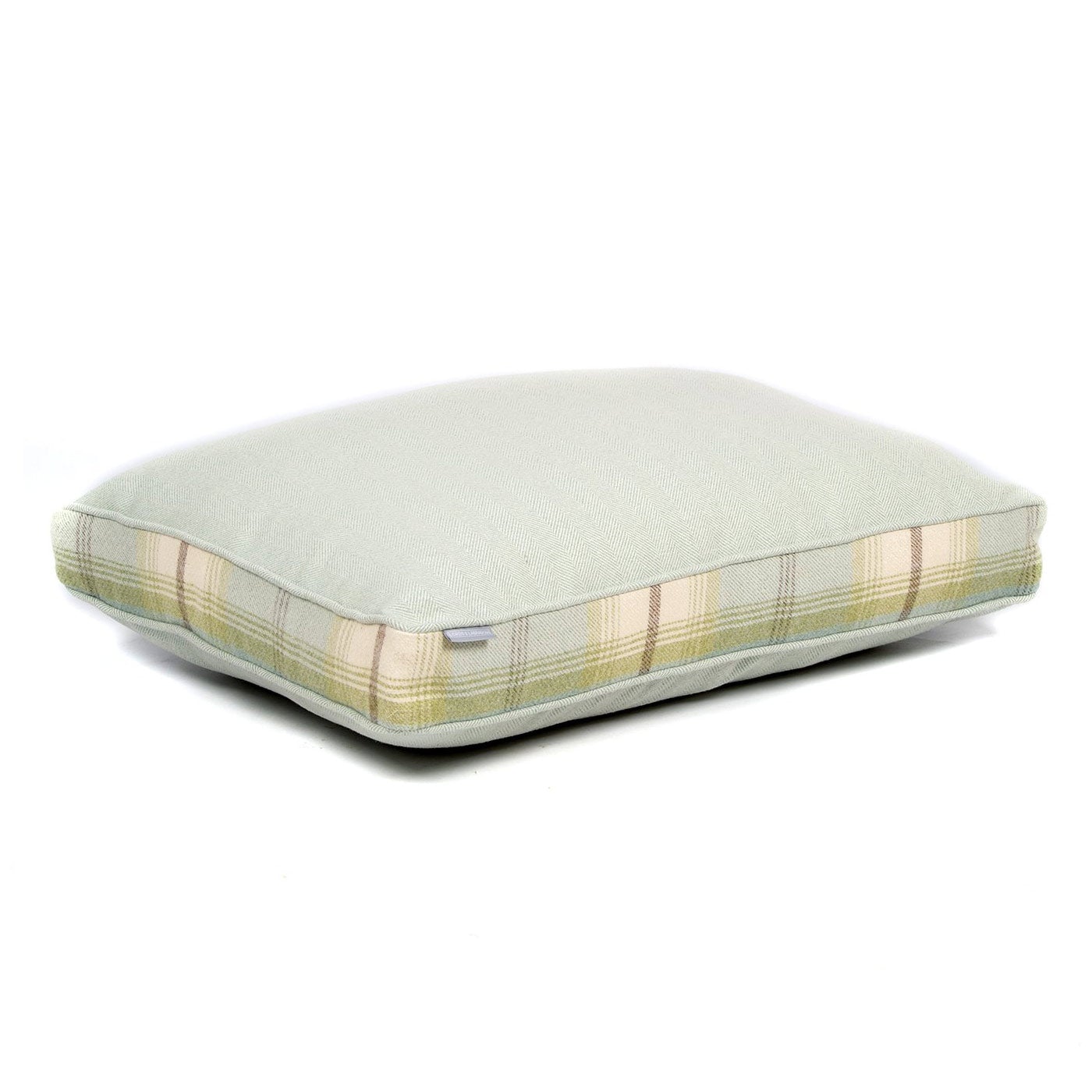 Luxury Dog Cage Cushion, Balmoral Duck Egg Tweed Cage Cushion The Perfect Dog Cage Accessory, Available To Personalize Now at Lords & Labradors US