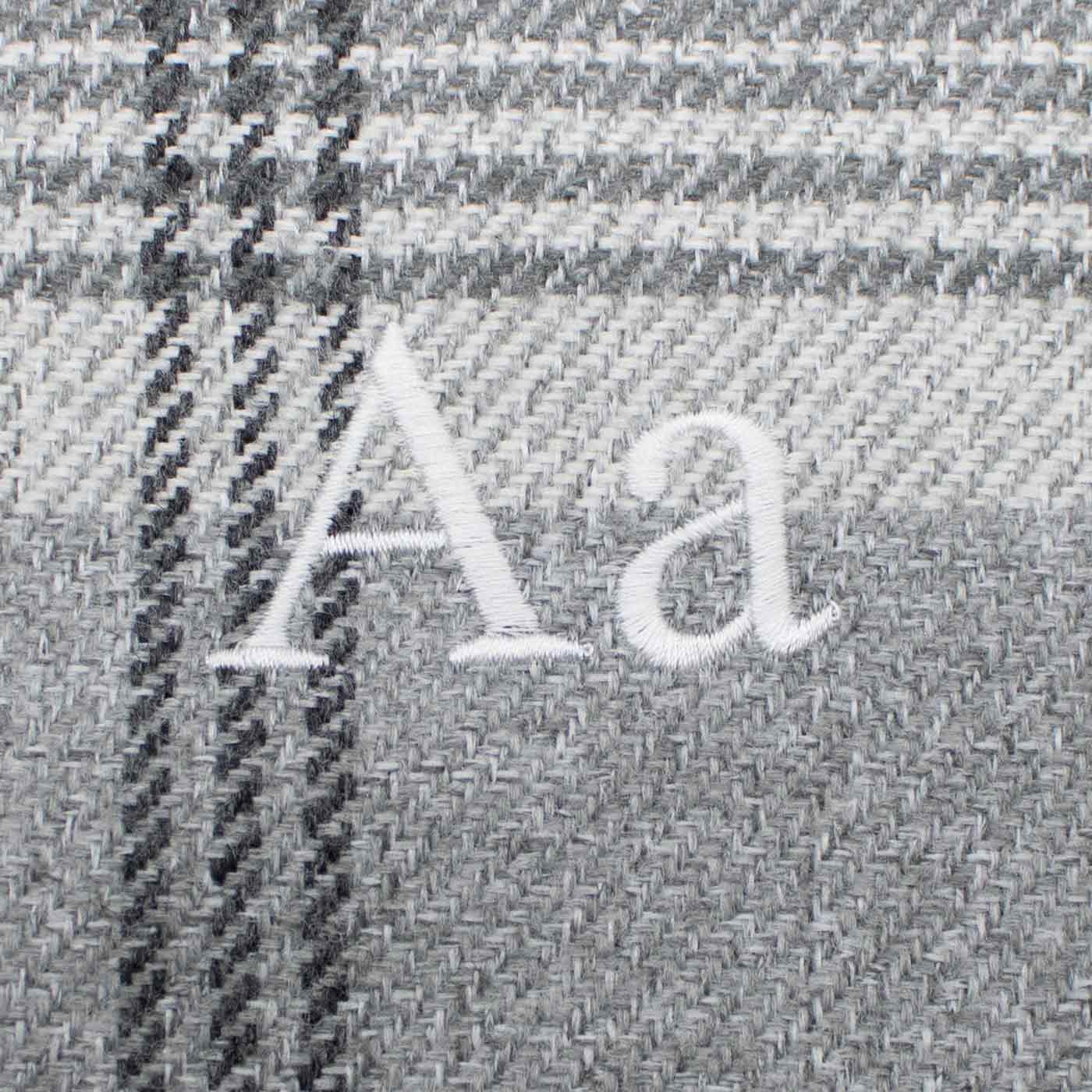 Luxury Dog Cage Cushion, Balmoral Dove Grey Tweed Cage Cushion. The Perfect Dog Cage Accessory, Available To Personalize Now at Lords & Labradors US