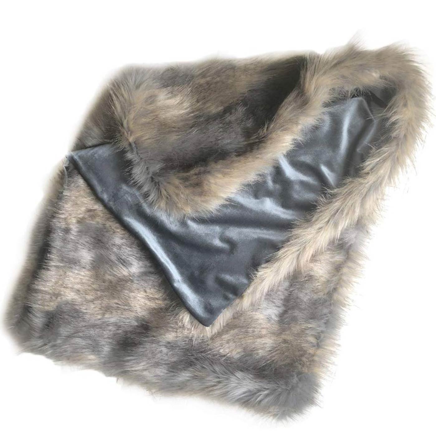 Luxury Velvet Pet Blanket, In Stunning Elephant & Wolf Faux Fur The Perfect Blanket For Dogs, Available To Personalize at Lords & Labradors US