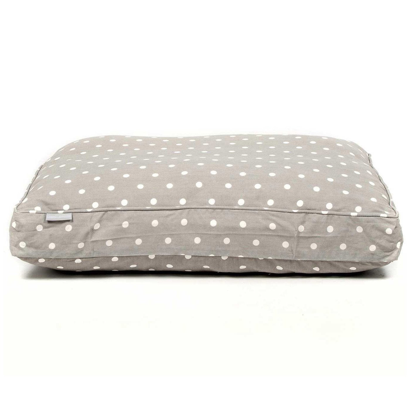 Luxury Dog Cage Cushion, Grey Spot Cage Cushion The Perfect Dog Cage Accessory, Available To Personalize Now at Lords & Labradors US