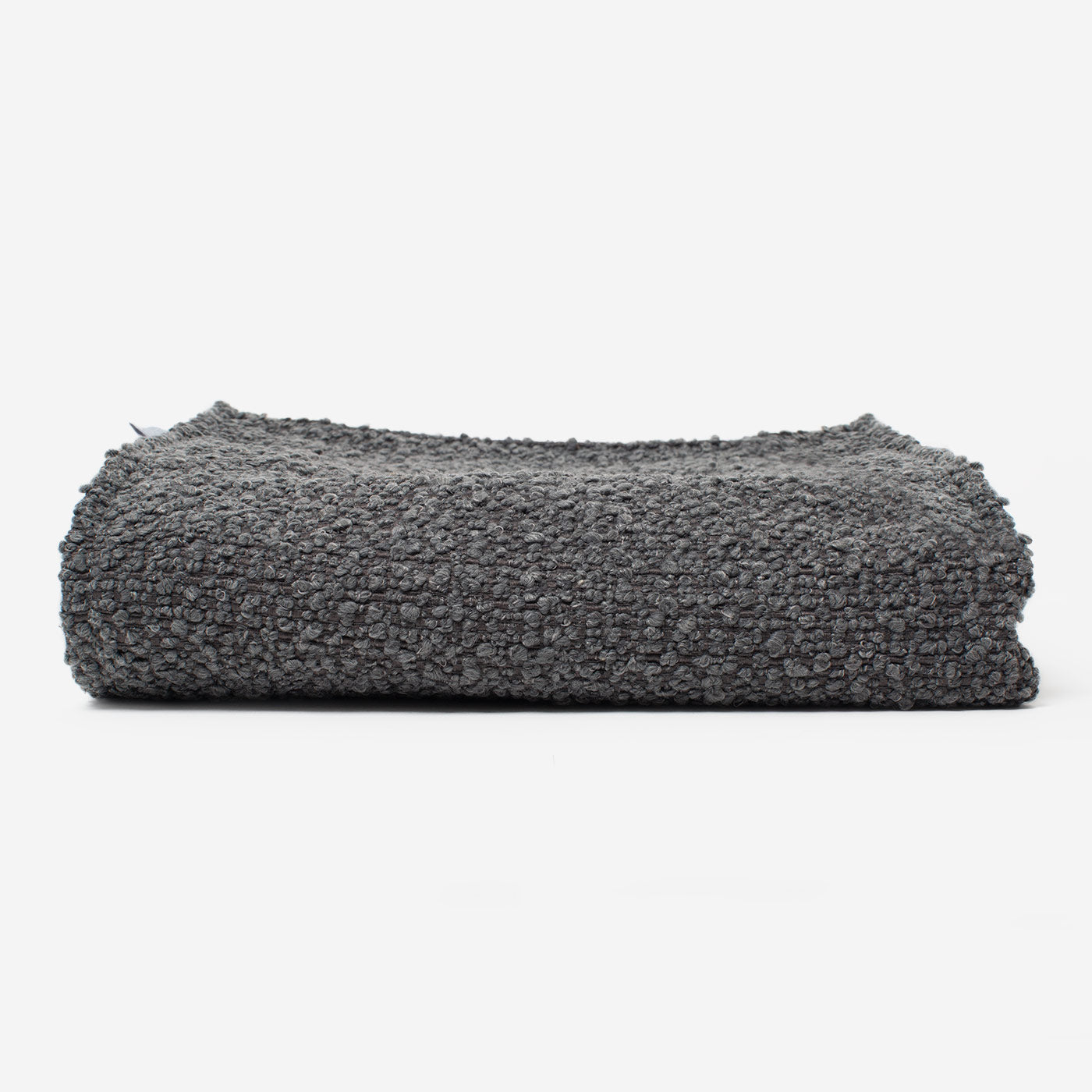 Discover Our Luxurious Dog Blanket In Luxury Granite Bouclé Super Soft Sherpa & Teddy Fleece Lining, The Perfect Blanket For Puppies, Available To Personalize And In 2 Sizes Here at Lords & Labradors US