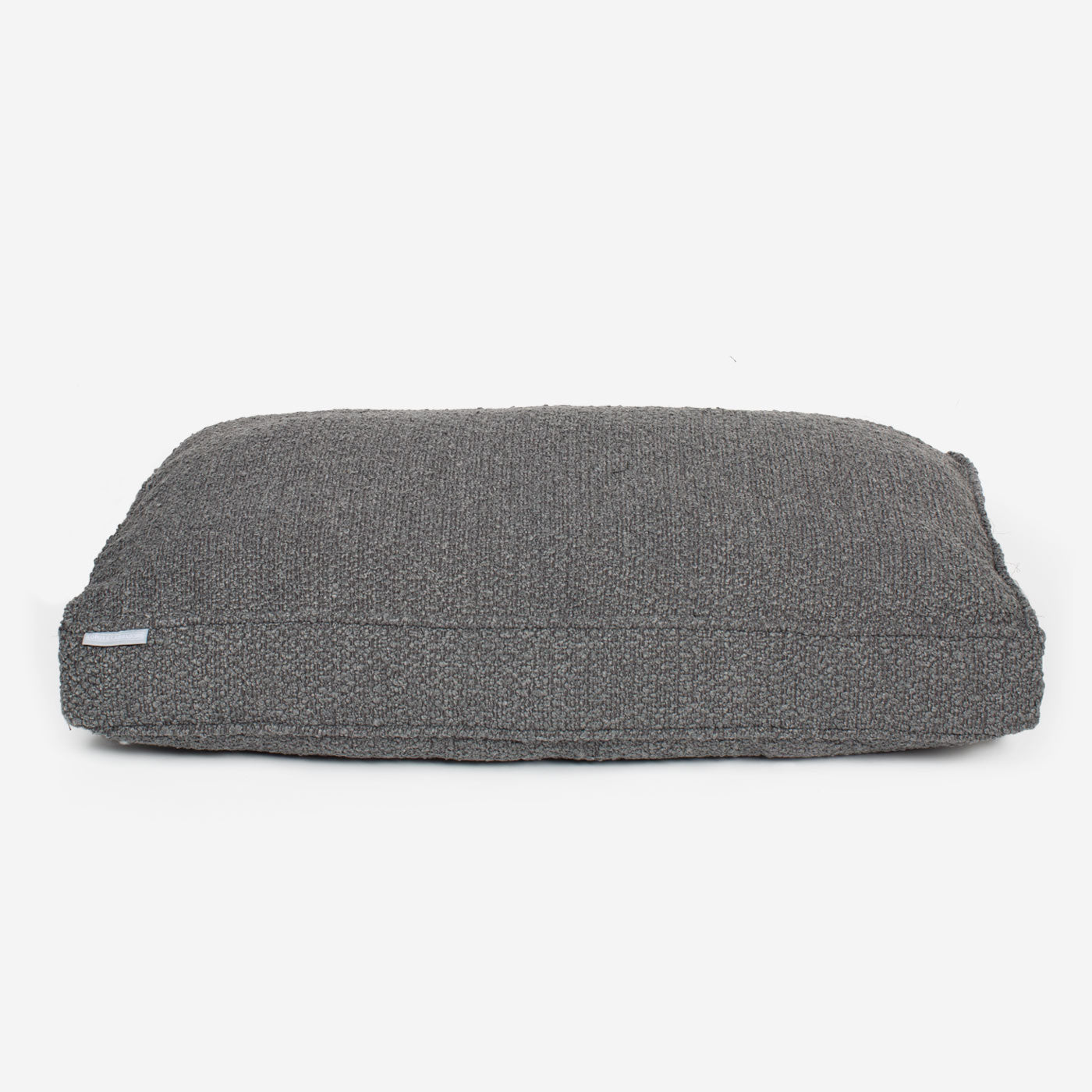 Dog Cushion in Granite Bouclé by Lords & Labradors