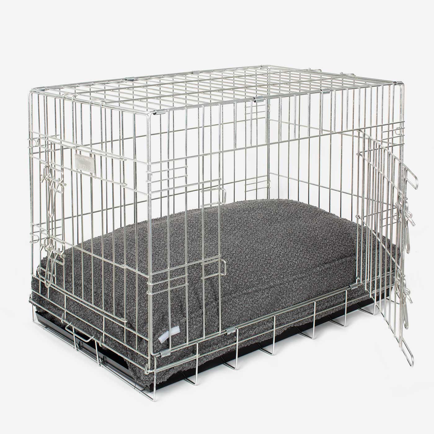 Dog Cushion in Granite Bouclé by Lords & Labradors