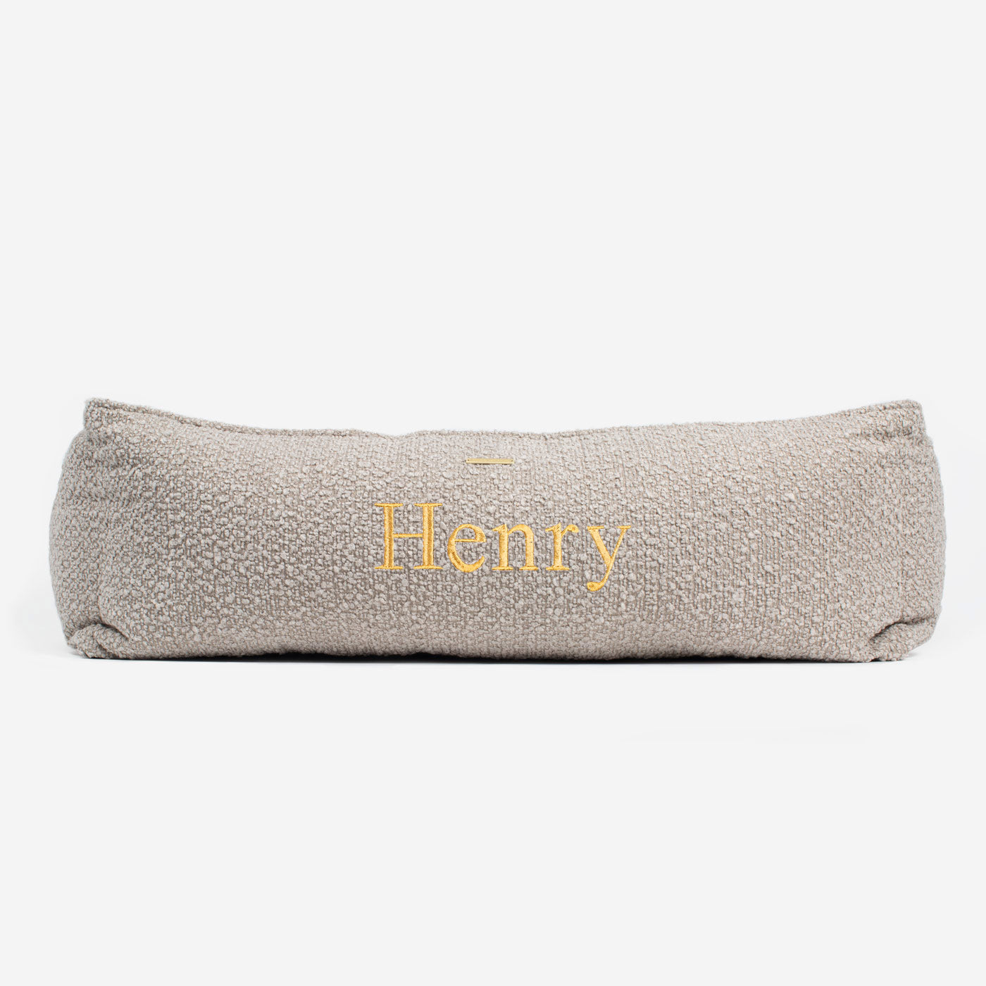 Luxury Handmade Box Bed For Dogs in Mink Boucle, Perfect For Your Pets Nap Time! Available To Personalize at Lords & Labradors US