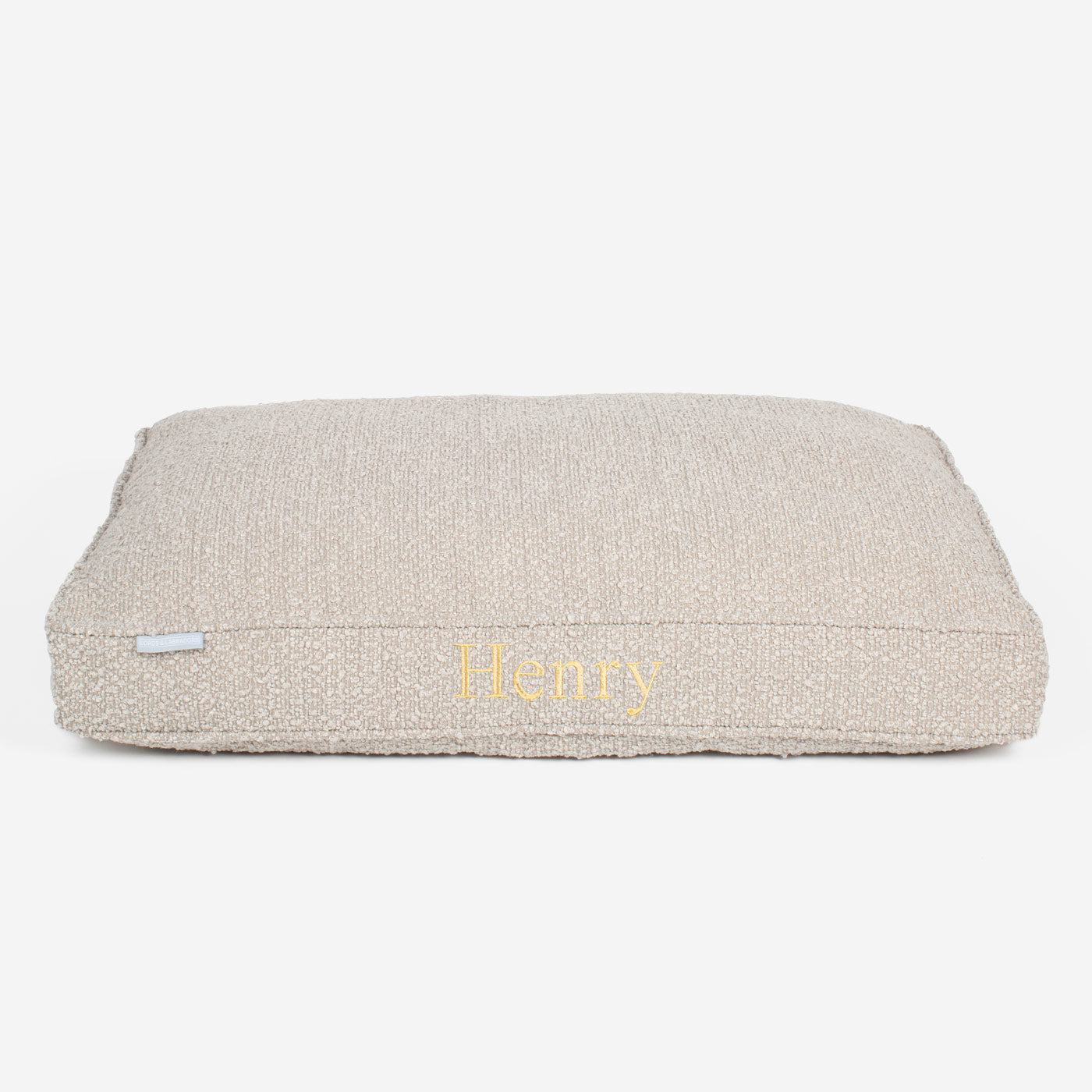 Luxury Dog Cage Cushion, Mink Bouclé Cage Cushion The Perfect Dog Cage Accessory, Available To Personalize Now at Lords & Labradors