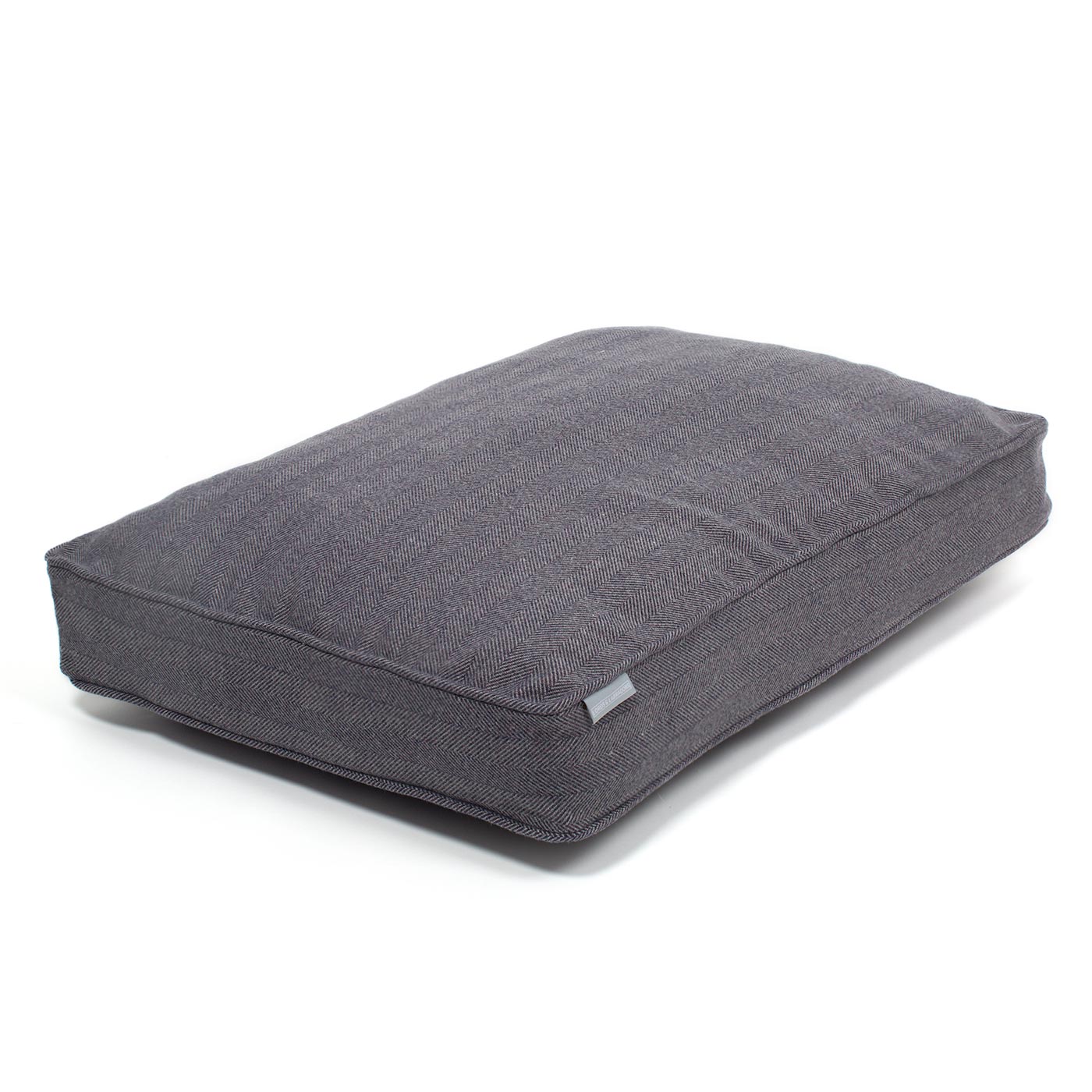Luxury Dog Cage Cushion, Oxford Herringbone Tweed Cage Cushion The Perfect Dog Cage Accessory, Available To Personalize Now at Lords & Labradors US