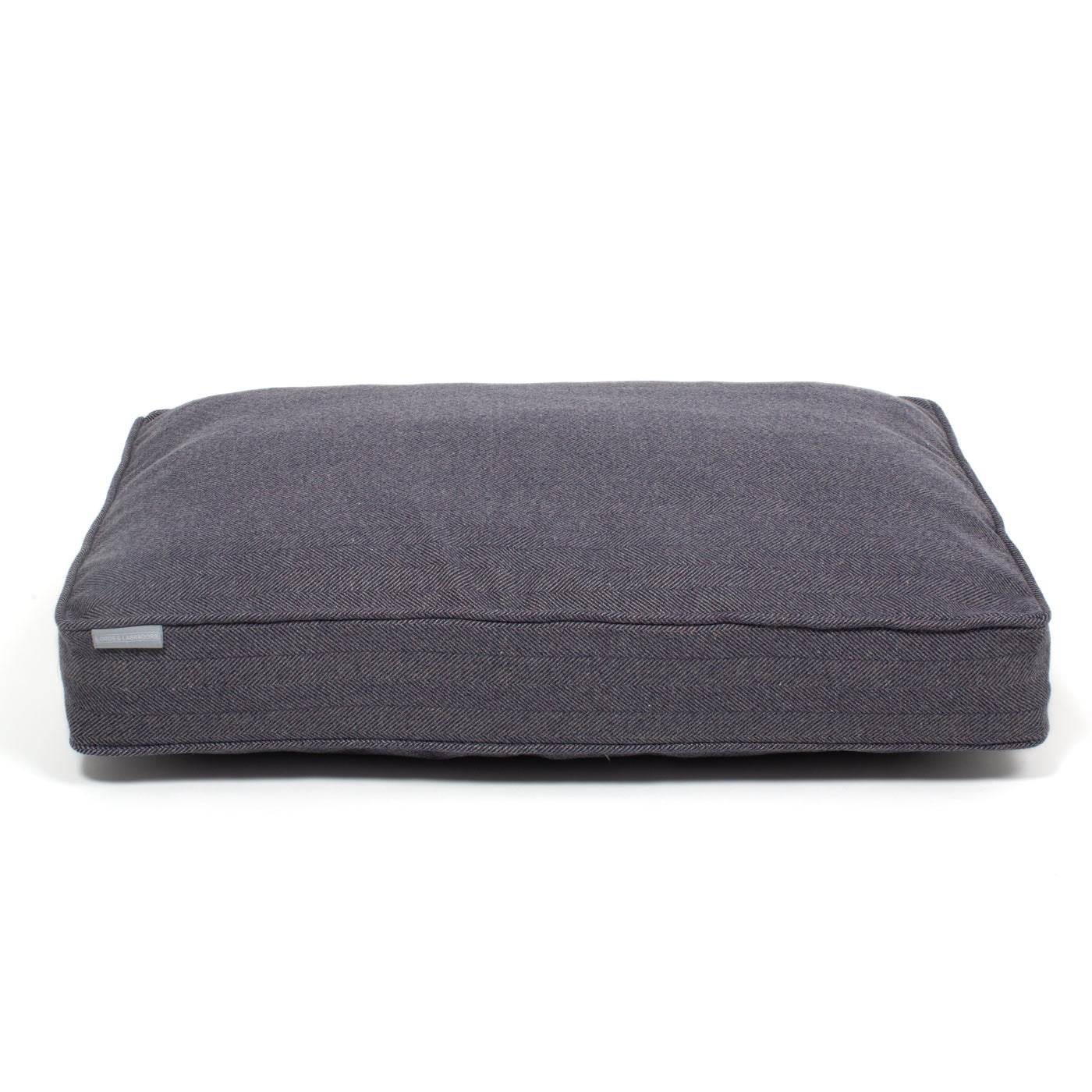 Luxury Dog Cage Cushion, Oxford Herringbone Tweed Cage Cushion The Perfect Dog Cage Accessory, Available To Personalize Now at Lords & Labradors US