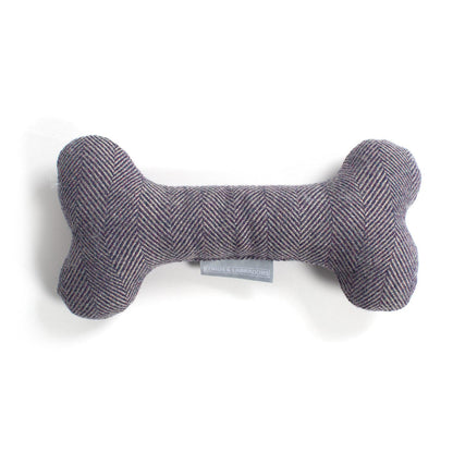 [color:oxford herringbone] Present The Perfect Pet Playtime With Our Luxury Dog Bone Toy, In Stunning Oxford Herringbone Tweed! Available To Personalize Now at Lords & Labradors US