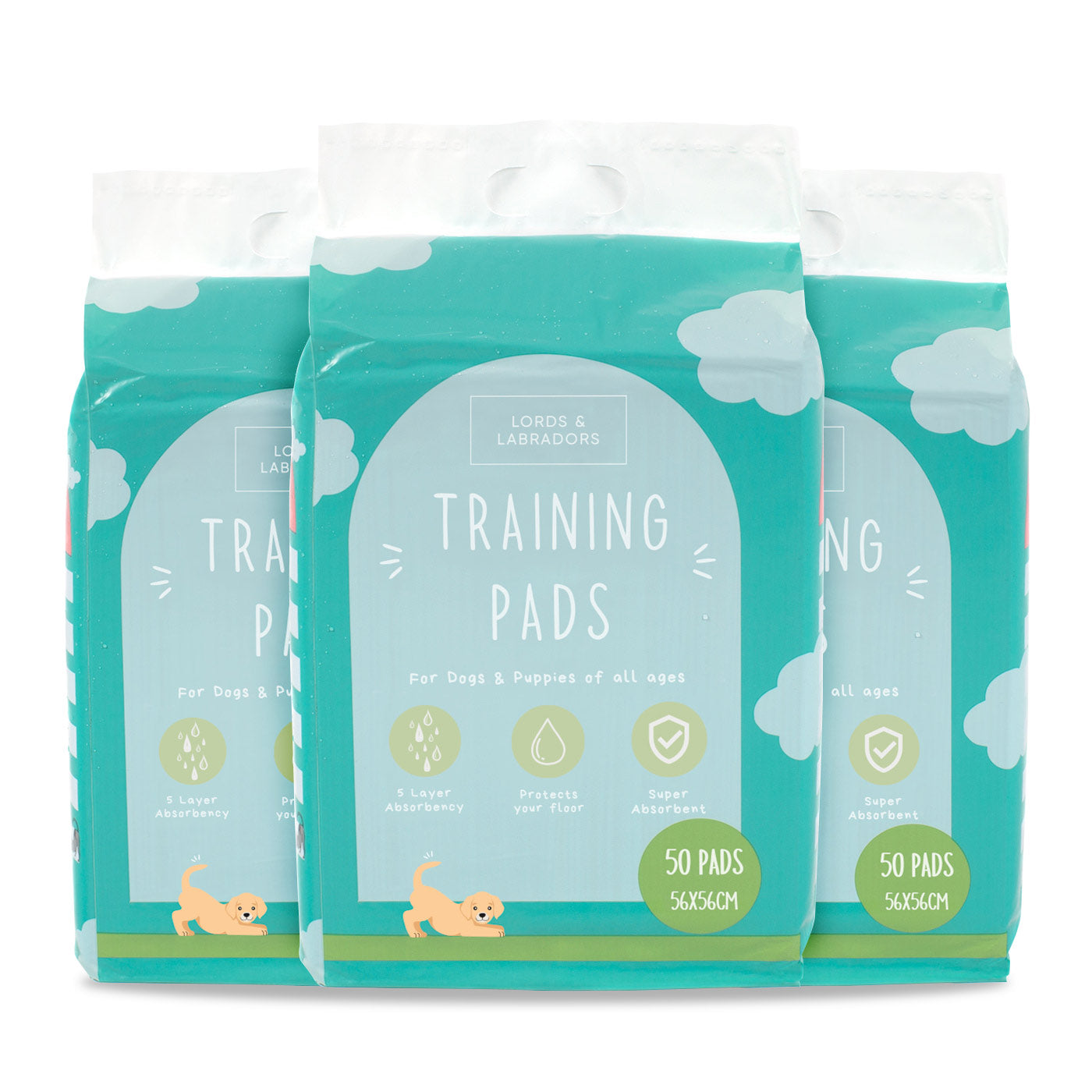 Puppy Training Pads Triple Pack by Lords Labradors