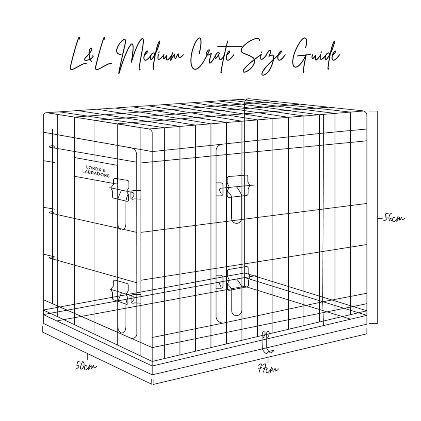 Discover the perfect deluxe heavy duty silver dog cage, featuring two doors for easy access and a removable tray for easy cleaning! The ideal choice to keep new puppies safe, made using pet safe galvanised steel! Available now in 5 sizes and three stunning colors at Lords & Labradors US