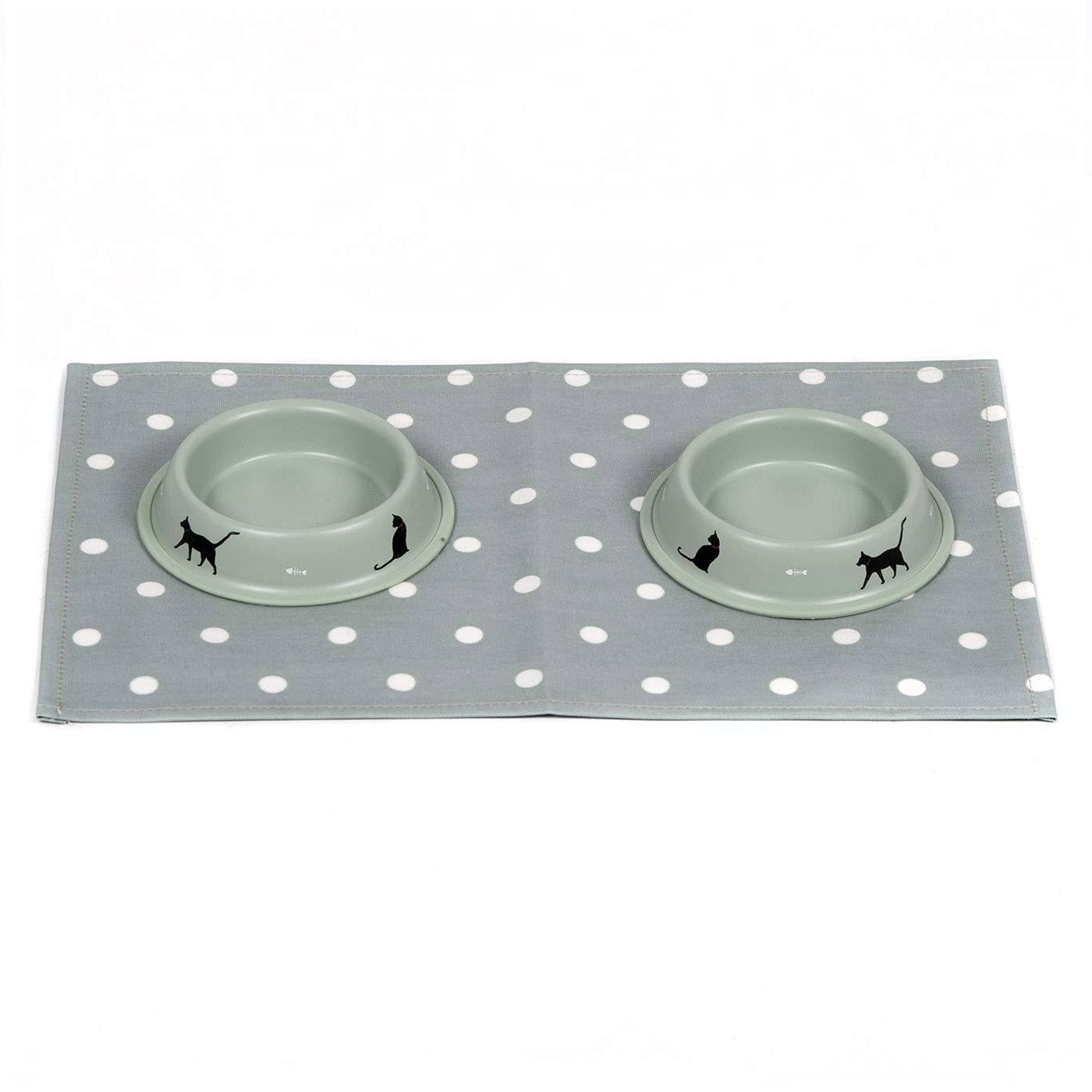 [color:duck egg spot] Discover Pet Feeding Placemat in Duck Egg Spot. Available at Lords and Labradors US
