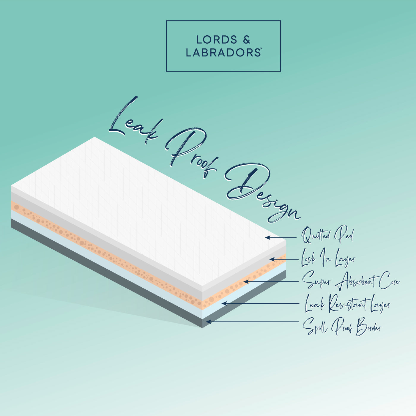 Discover Puppy Training Pads, 150 pads per pack. Featuring Super absorbent with 5 layers absorbency, and Makes house training easy and protects floors. Reducing smelly odours, Perfect for training puppies, travelling, ill or confined dogs. now available at Lords and Labradors US