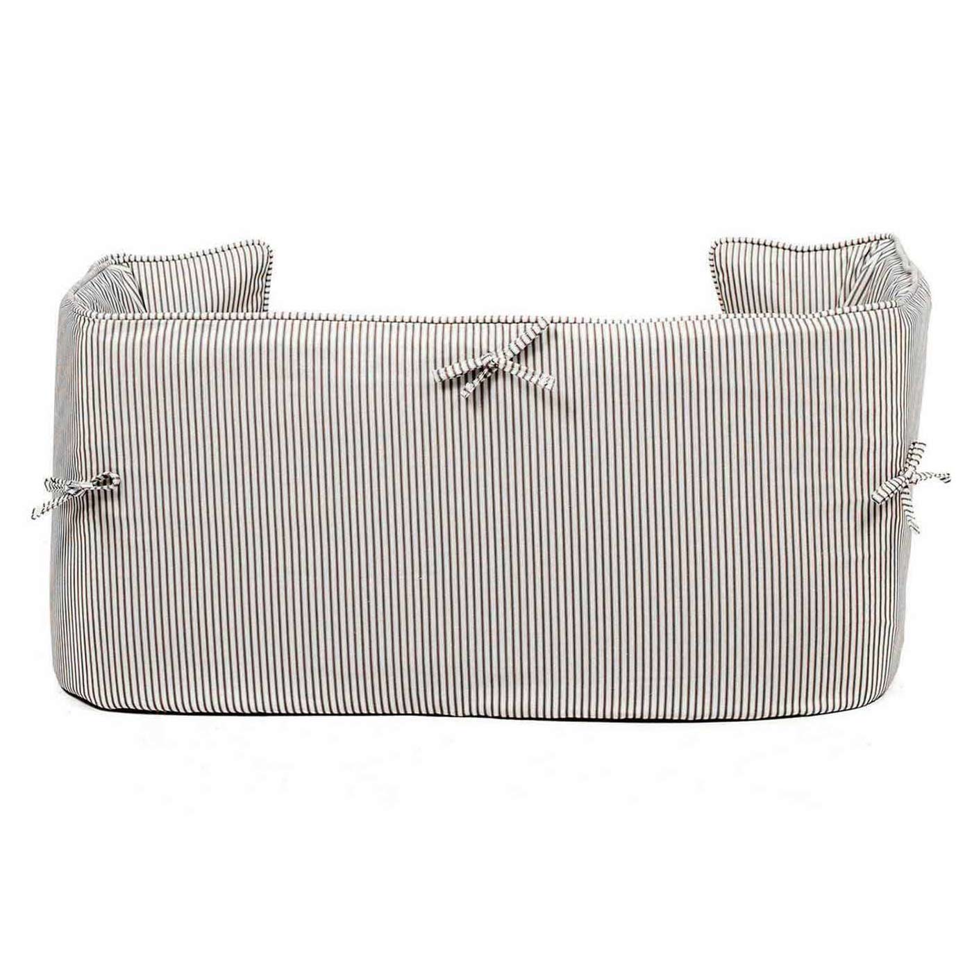 Luxury Dog Cage Bumper, Regency Stripe Cage Bumper Cover The Perfect Dog Cage Accessory, Available To Personalize Now at Lords & Labradors US