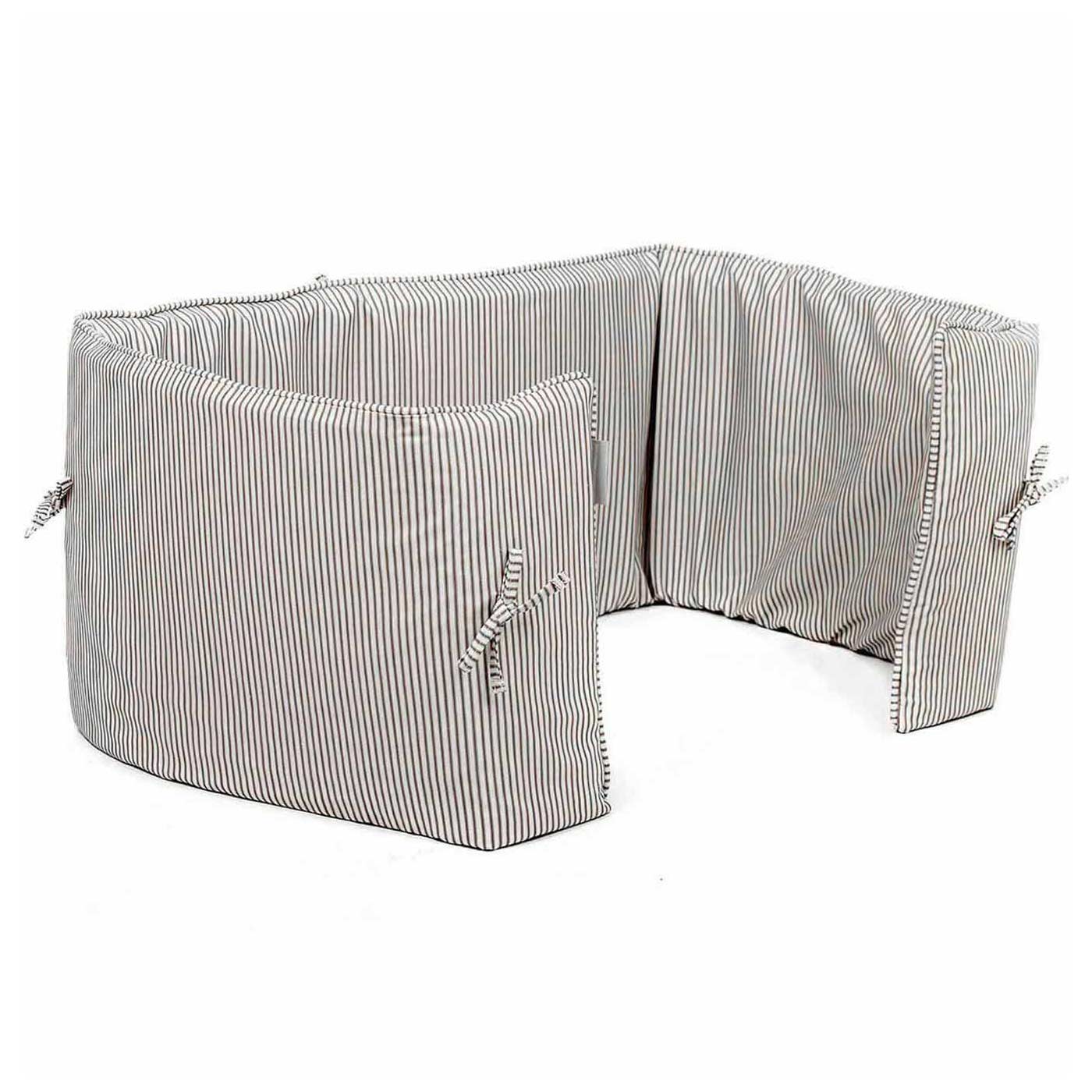 Luxury Dog Cage Bumper, Regency Stripe Cage Bumper Cover The Perfect Dog Cage Accessory, Available To Personalize Now at Lords & Labradors US