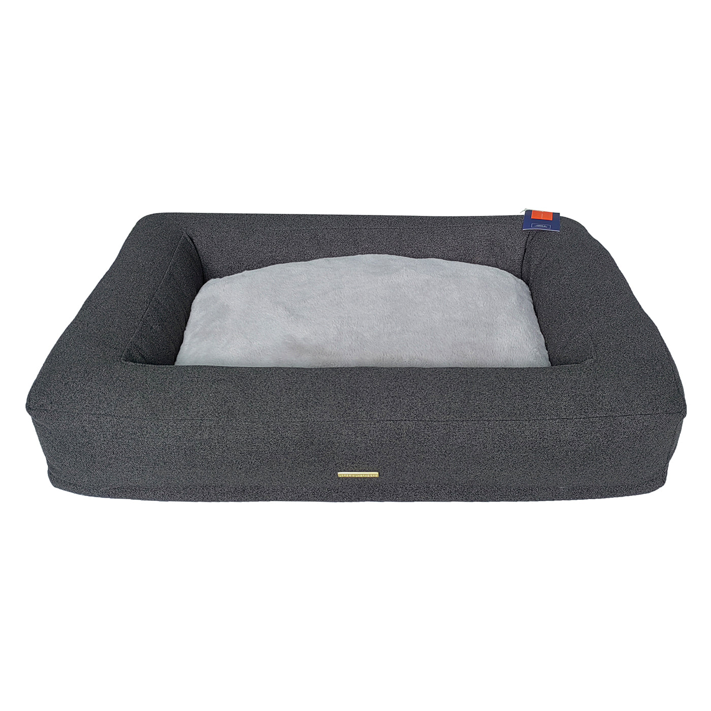 Discover Our Luxurious Comfort Cube Dog Bed in Anthracite (Navy), featuring Removable covers for easy machine washing and a non slip wipeable base. This super soft pet bed offers the ultimate comfort to your furry friend! Bringing Your Canine Companion The Perfect Bed For Dogs To Curl Up To! Available Now at Lords & Labradors US