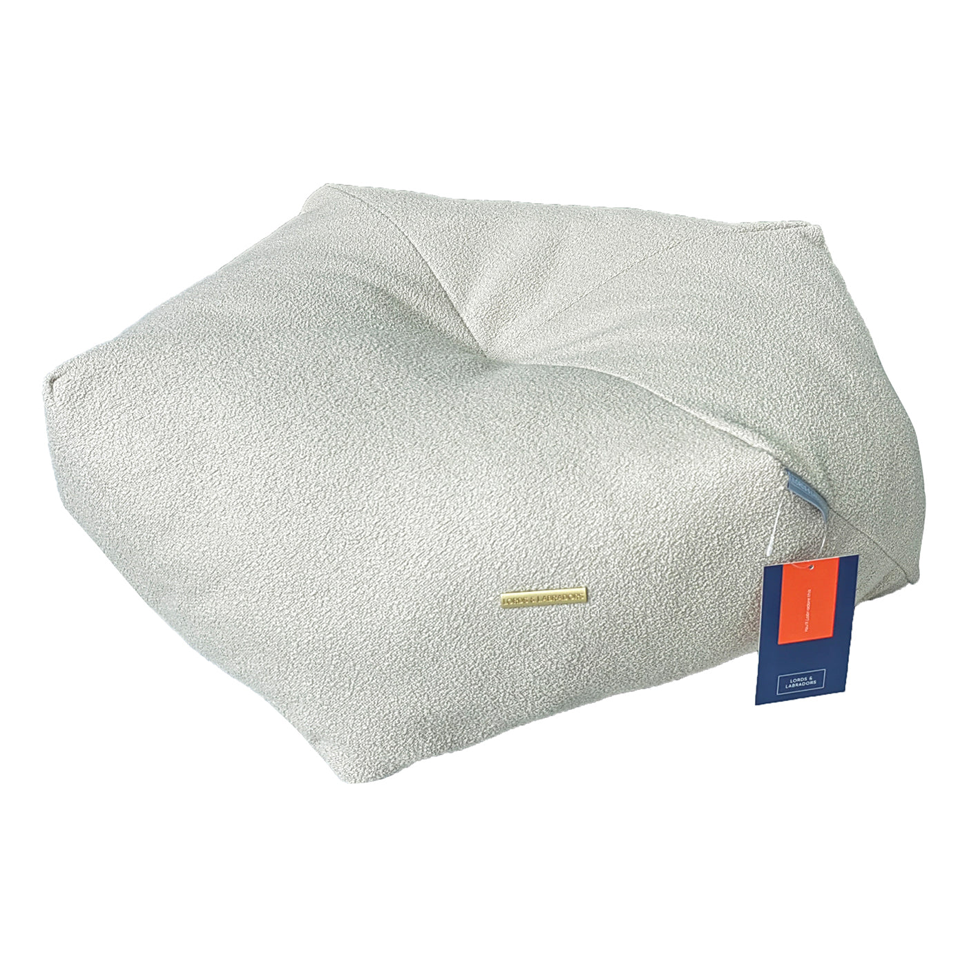 Lords & Labradors Snooze Pouff Alabaster Pet Bed, Luxury Beds For Dogs, Available Now at Lords & Labradors US