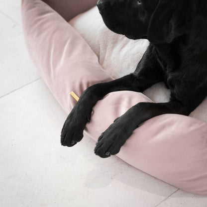 Box Bed For Dogs In Blossom Velvet By Lords & Labradors