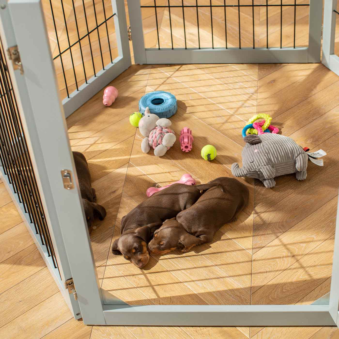 Hexagon fashion dog pen