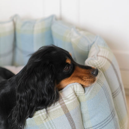 High Wall Bed For Dogs in Balmoral Tweed by Lords & Labradors