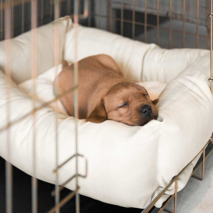 Cozy & Calming Puppy Cage Bed - Savanna Collection