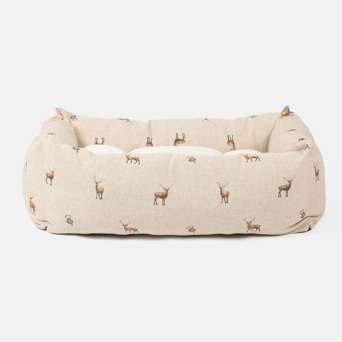  Cosy & Calm Puppy Crate Bed, The Perfect Dog Crate Accessory For The Ultimate Dog Den! In Stunning Woodland Stag! Available To Personalise at Lords & Labradors 