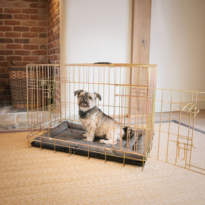 Luxury Dog Cage Maze Mat, in Fresh Earth. Padded For Extra Comfort And Compatible With Lords & Labradors Metal Dog Cage, Available Now at Lords and Labradors US