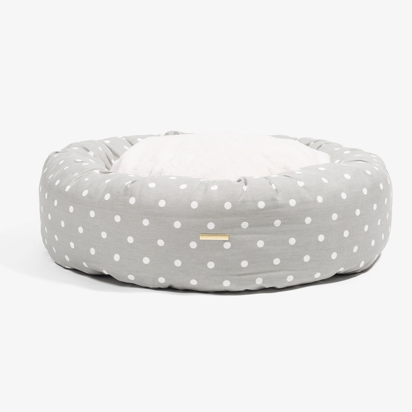 Donut Bed in Grey Spot by Lords & Labradors