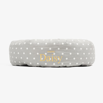 Donut Bed in Grey Spot by Lords & Labradors