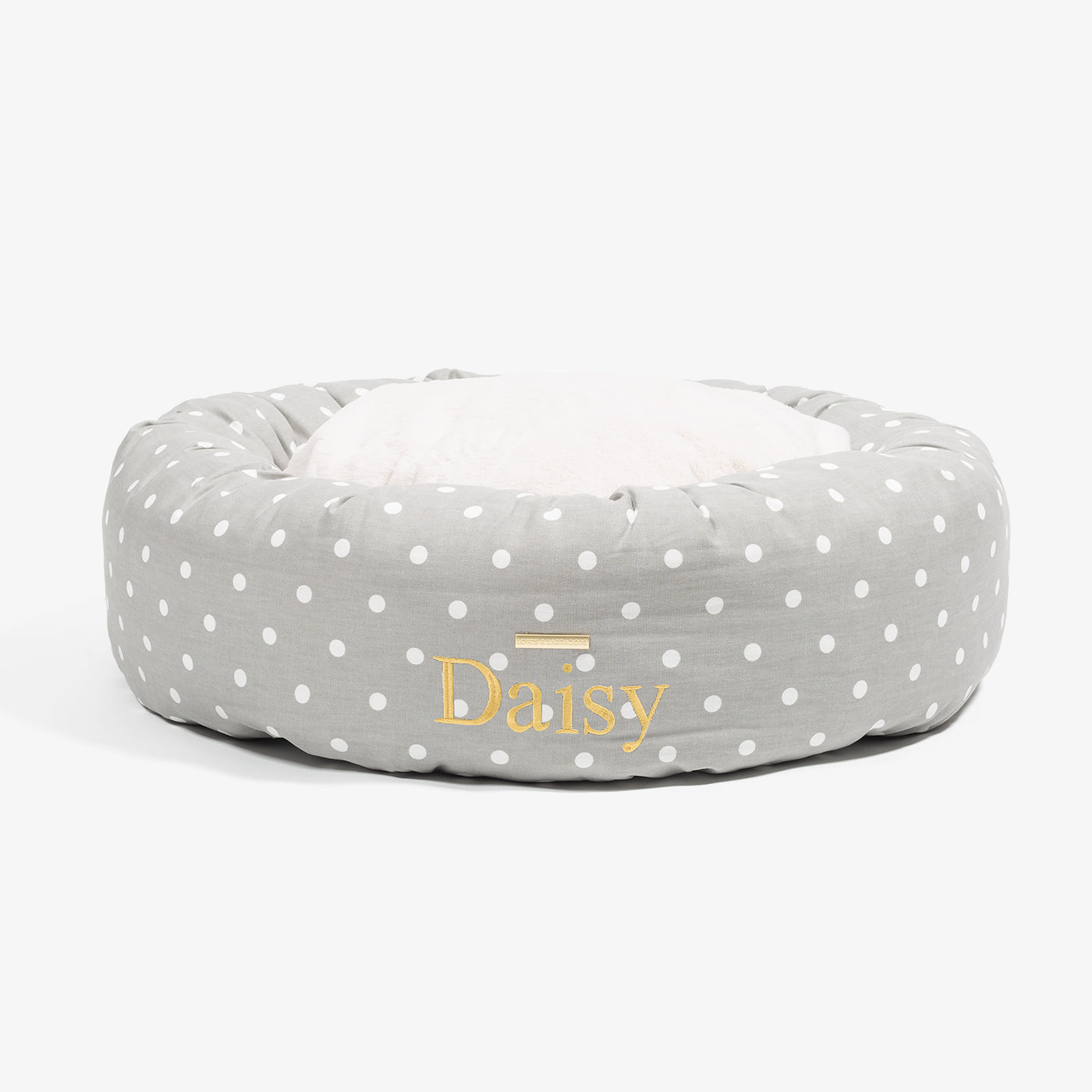 Donut Bed in Grey Spot by Lords & Labradors