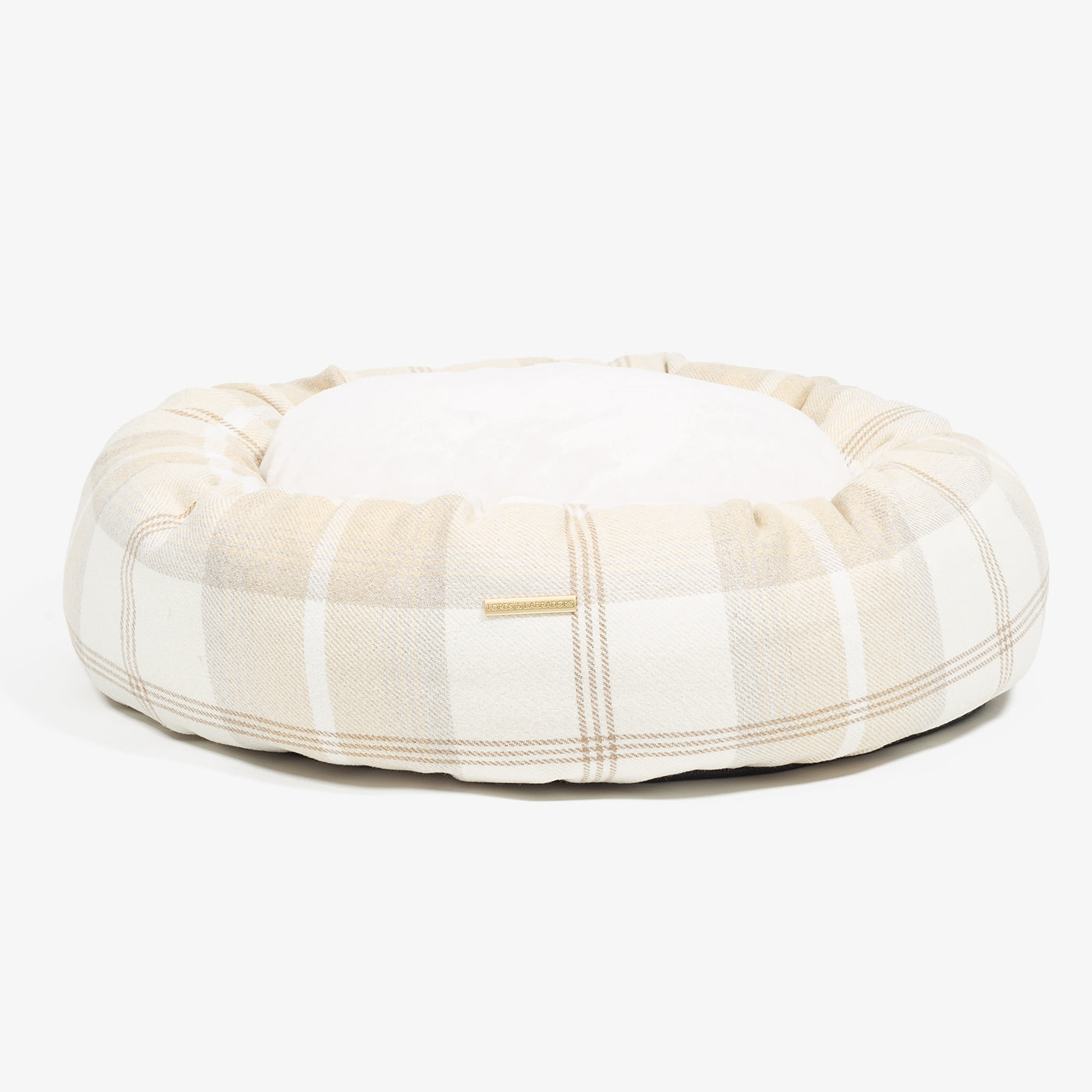 Donut Bed in Natural Tweed by Lords & Labradors