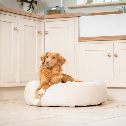 Donut Bed in Oyster Velvet By Lords & Labradors