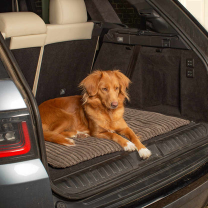 Embark on the perfect pet travel with our luxury Travel Mat in Essentials Dark Grey. Featuring a Carry handle for on the move once Rolled up for easy storage, can be used as a seat cover, boot mat or travel bed! Available now at Lords & Labradors US