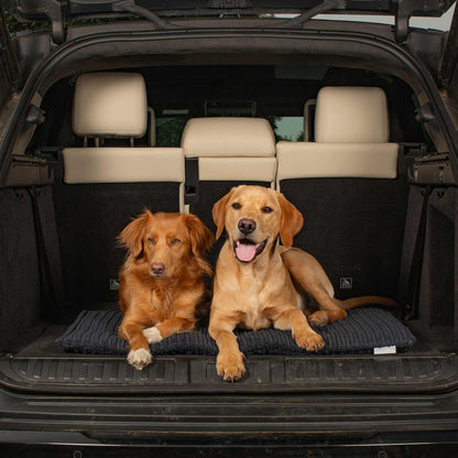 Embark on the perfect pet travel with our luxury Travel Mat in Essentials Navy. Featuring a Carry handle for on the move once Rolled up for easy storage, can be used as a seat cover, boot mat or travel bed! Available now at Lords & Labradors US