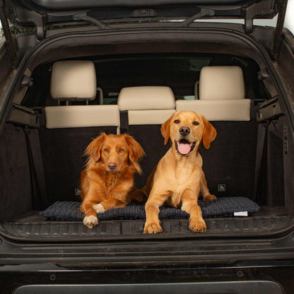 Embark on the perfect pet travel with our luxury Travel Mat in Essentials Navy. Featuring a Carry handle for on the move once Rolled up for easy storage, can be used as a seat cover, boot mat or travel bed! Available now at Lords & Labradors US