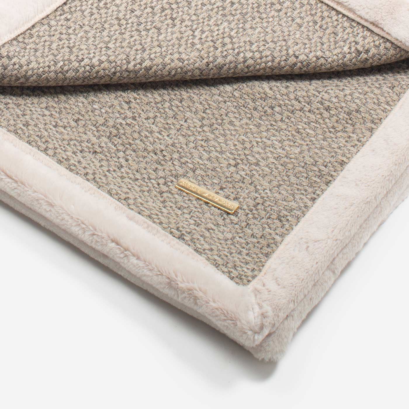 Present your furry friend with our luxuriously thick, plush blanket for your pet. Featuring a reverse side with hardwearing woven fabric handmade in Italy for the perfect high-quality pet blanket! Essentials Herdwick Blanket In Pebble, Available now at Lords & Labradors US