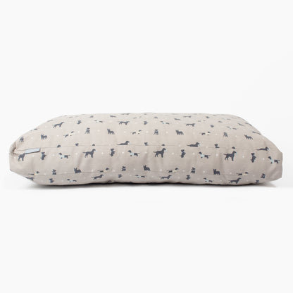 Luxury Sleepeeze Dog Cushion in Cosmopolitan Dog, The Perfect Pet Bed Time Accessory! Available Now at Lords & Labradors US