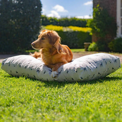 Luxury Sleepeeze Dog Cushion in Cosmopolitan Dog, The Perfect Pet Bed Time Accessory! Available Now at Lords & Labradors US
