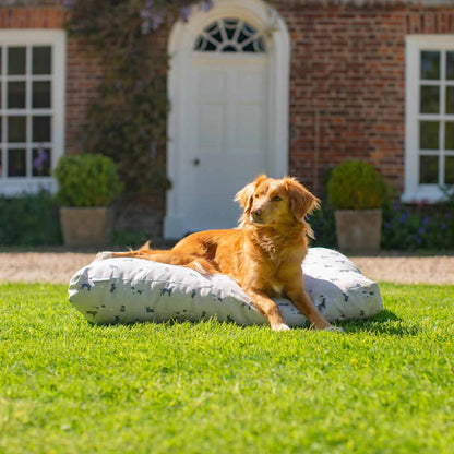 Luxury Sleepeeze Dog Cushion in Cosmopolitan Dog, The Perfect Pet Bed Time Accessory! Available Now at Lords & Labradors US