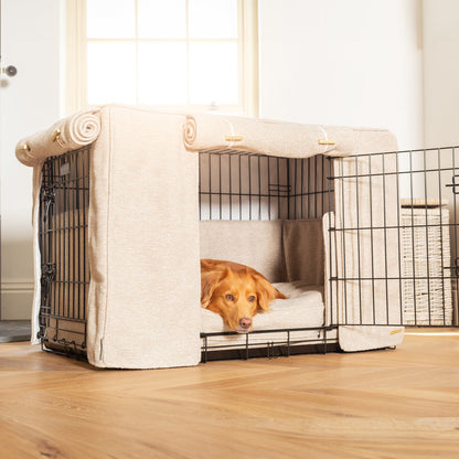 Dog Cage Set In Essentials Herdwick Sandstone by Lords & Labradors