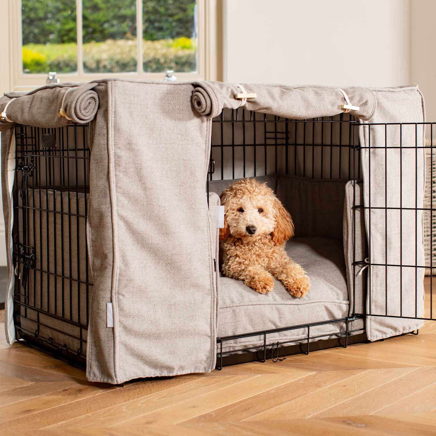 Dog Cage Set In Inchmurrin Ground by Lords & Labradors